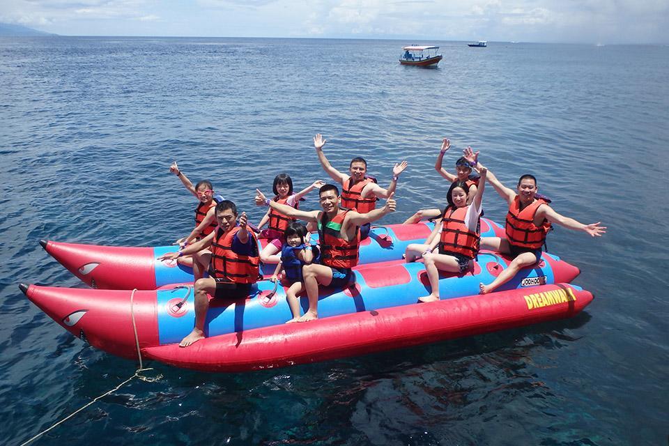 Pari Solata Seaview Homestay Syariah Kepulauan Seribu Exterior photo